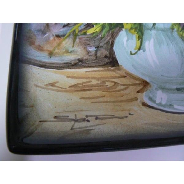 イタリア製　ITA-LICA ARS　飾り皿　水色花瓶　新品　定価19000円 |  | 02