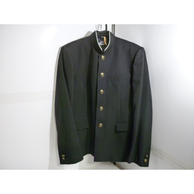 KANKO カンコー ドライウオッシュ ラウンドカラー黒学生服（学ラン） 165A  中古 業者クリーニング済み |  | 01