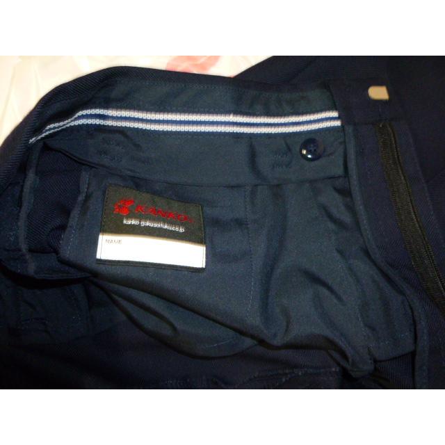 KANKO カンコー 青森市立南中学校 男子制服ブレザー 3点セット(上着160A、ズボンW73、ネクタイ) 中古　業者クリーニング済み |  | 19