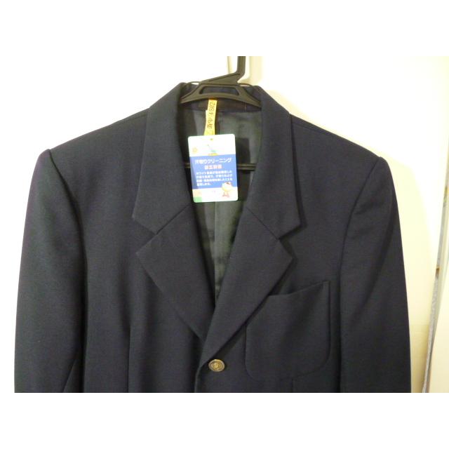 KANKO カンコー 青森市立南中学校 男子制服ブレザー 3点セット(上着160A、ズボンW73、ネクタイ) 中古　業者クリーニング済み |  | 09