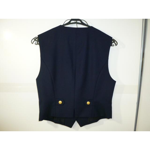 青森県立青森商業高等学校 女子制服6点セット(上着・ベスト・スカート・リボン・長袖・半袖ブラウス) 中古 業者クリーニング済み |  | 10