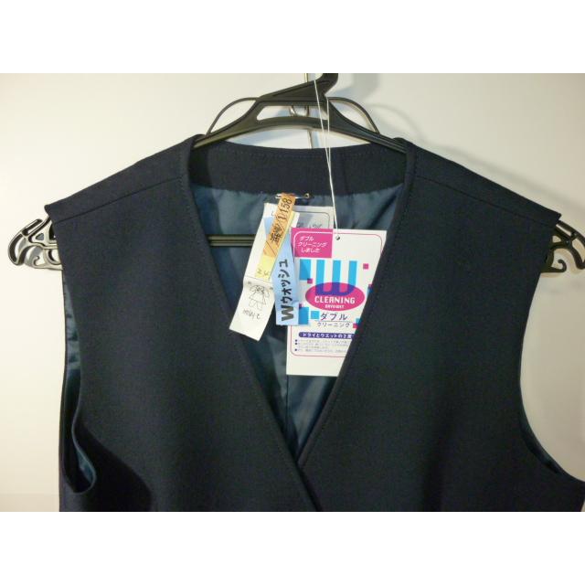 青森県立弘前実業高等学校 女子制服ベスト165A+校章セット 中古 長期保管品 業者クリーニング済み |  | 04