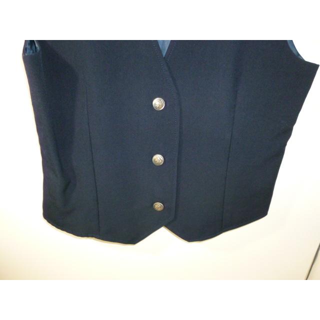 青森県立弘前実業高等学校 女子制服ベスト165A+校章セット 中古 長期保管品 業者クリーニング済み |  | 05