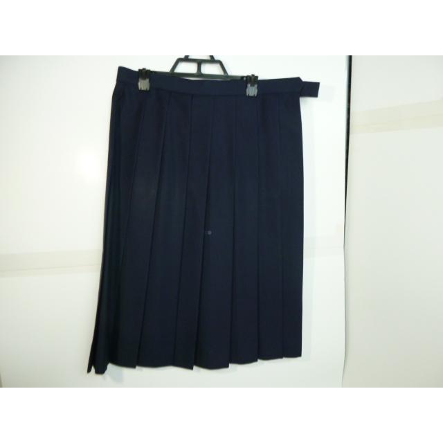 青森県立青森商業高等学校 女子制服5点セット(上着155A、スカート(不明・実寸W64)、スカート(72×59)、リボン、ベスト155A) 中古 業者クリーニング済み |  | 12