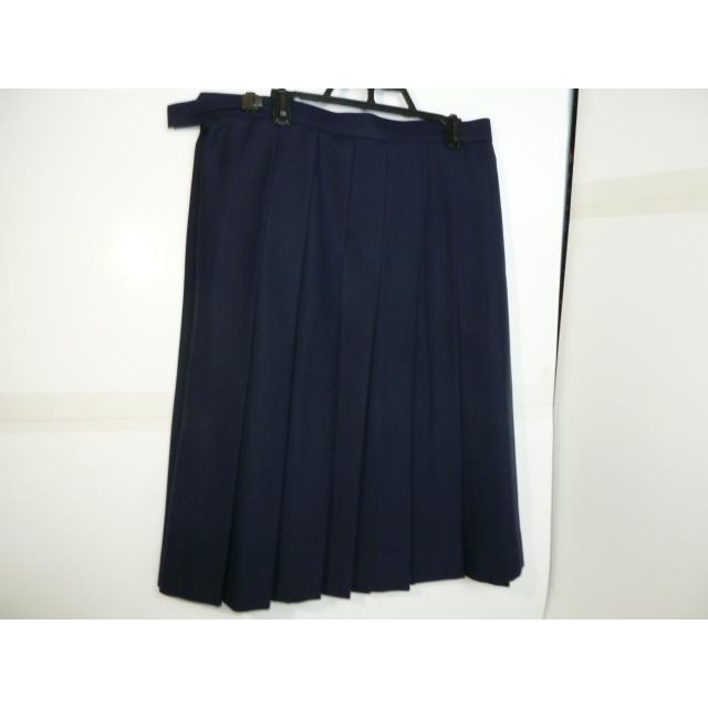 青森県立青森商業高等学校 女子制服5点セット(上着155A、スカート(不明・実寸W64)、スカート(72×59)、リボン、ベスト155A) 中古 業者クリーニング済み |  | 13