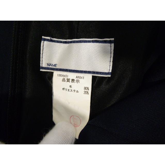 青森県立青森商業高等学校 女子制服5点セット(上着155A、スカート(不明・実寸W64)、スカート(72×59)、リボン、ベスト155A) 中古 業者クリーニング済み |  | 14