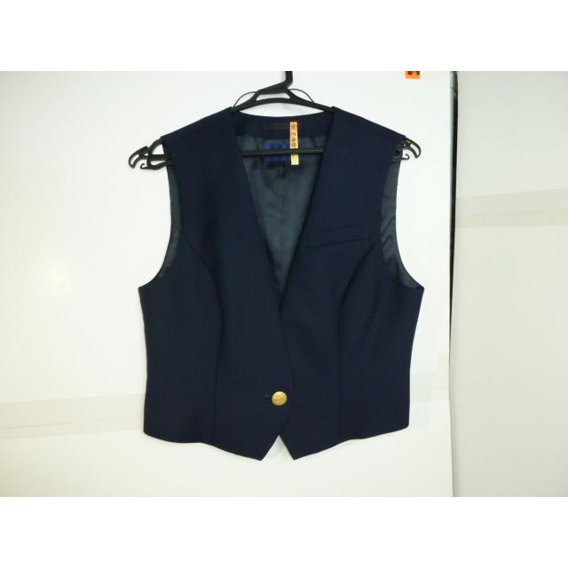 青森県立青森商業高等学校 女子制服5点セット(上着155A、スカート(不明・実寸W64)、スカート(72×59)、リボン、ベスト155A) 中古 業者クリーニング済み |  | 17