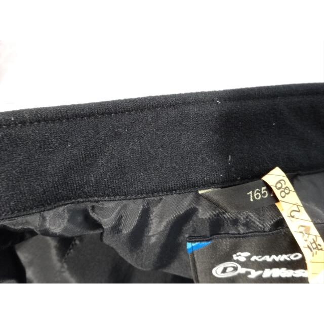 KANKO（カンコー)  Dry Wash ラウンドカラー黒学生服（学ラン）165AとズボンW76の上下セット 中学校男子制服 中古 業者クリーニング済み |  | 10