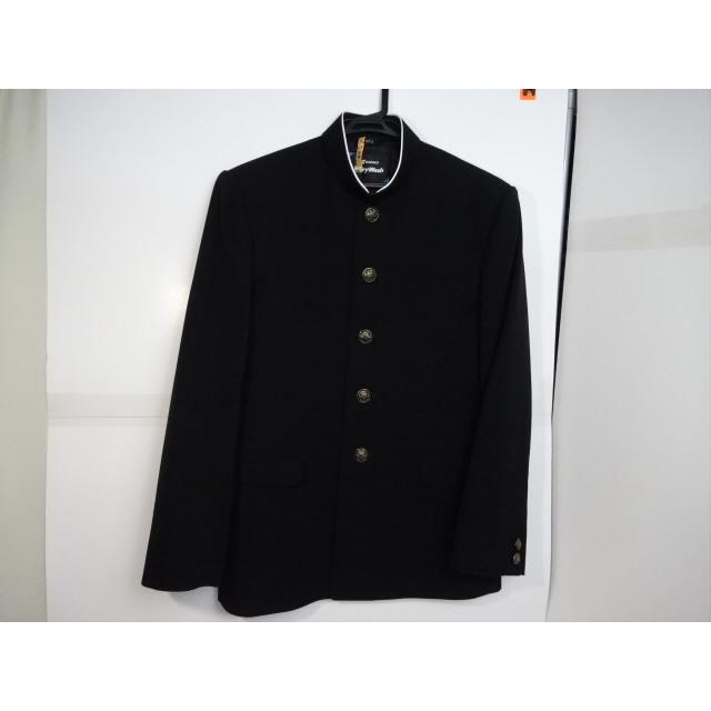 KANKO（カンコー)  Dry Wash ラウンドカラー黒学生服（学ラン）165AとズボンW76の上下セット 中学校男子制服 中古 業者クリーニング済み |  | 01