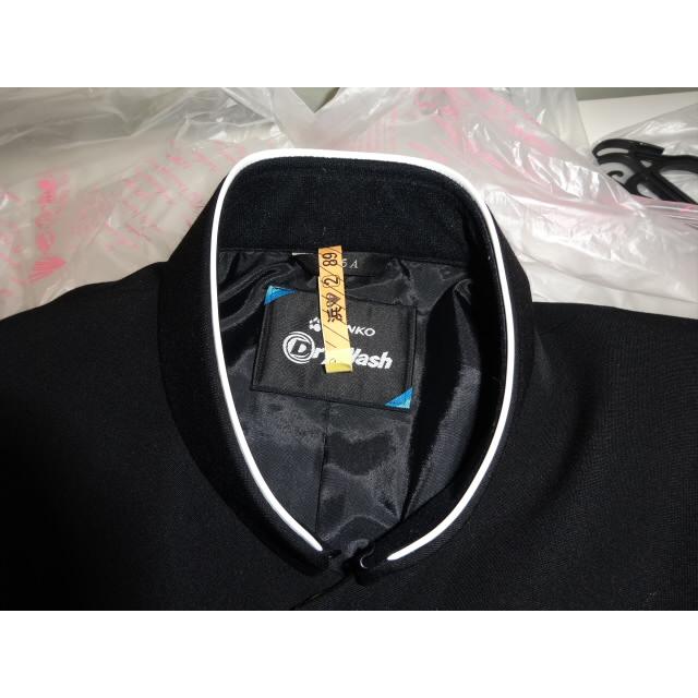 KANKO（カンコー)  Dry Wash ラウンドカラー黒学生服（学ラン）165AとズボンW76の上下セット 中学校男子制服 中古 業者クリーニング済み |  | 08
