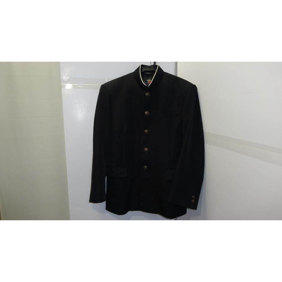 KANKO（カンコー) B-1 ラウンドカラー黒学生服（学ラン）155A  ライナー付き 中学校男子制服 中古 長期保管品・ホームクリーニング済み | 