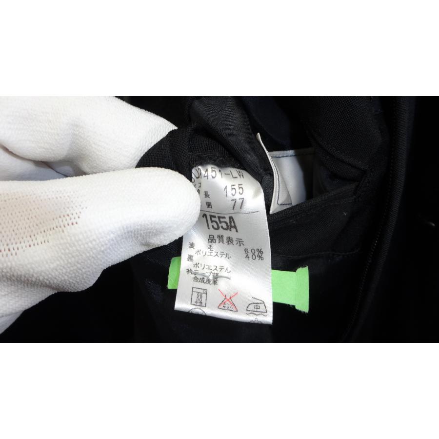 KANKO（カンコー) B-1 ラウンドカラー黒学生服（学ラン）155A  ライナー付き 中学校男子制服 中古 長期保管品・ホームクリーニング済み |  | 15