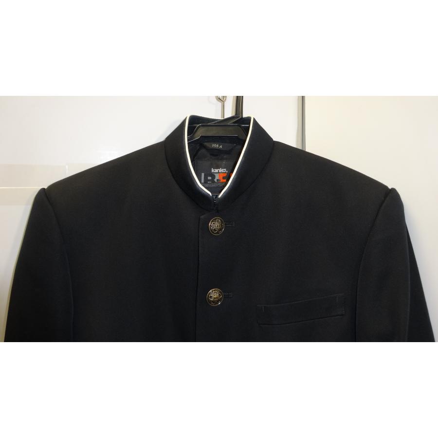 KANKO（カンコー) B-1 ラウンドカラー黒学生服（学ラン）155A  ライナー付き 中学校男子制服 中古 長期保管品・ホームクリーニング済み |  | 01