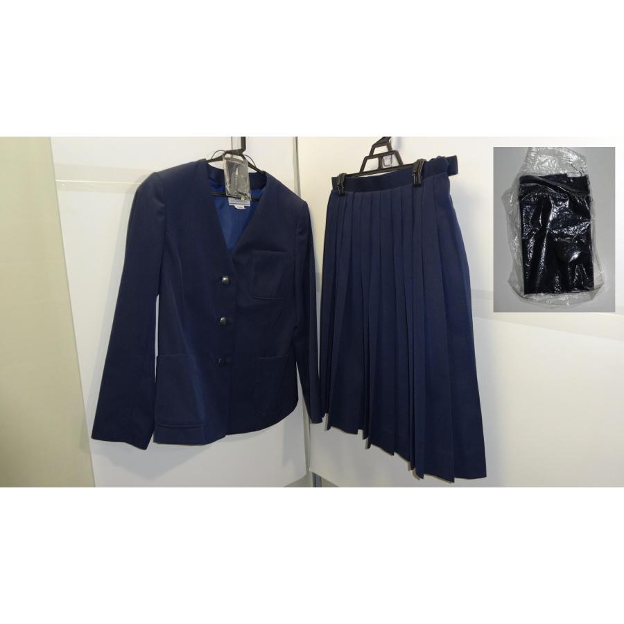 KANKO（カンコー) 青森市立油川中学校 女子制服上下セット(上着155A・ライナー欠品、スカートW63) 中古 業者クリーニング済み・長期保管品 | 