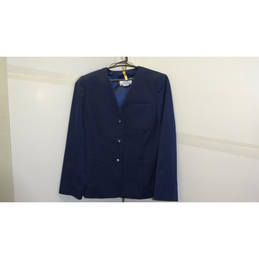 KANKO（カンコー) 青森市立油川中学校 女子制服上下セット(上着155A・ライナー欠品、スカートW63) 中古 業者クリーニング済み・長期保管品 |  | 01