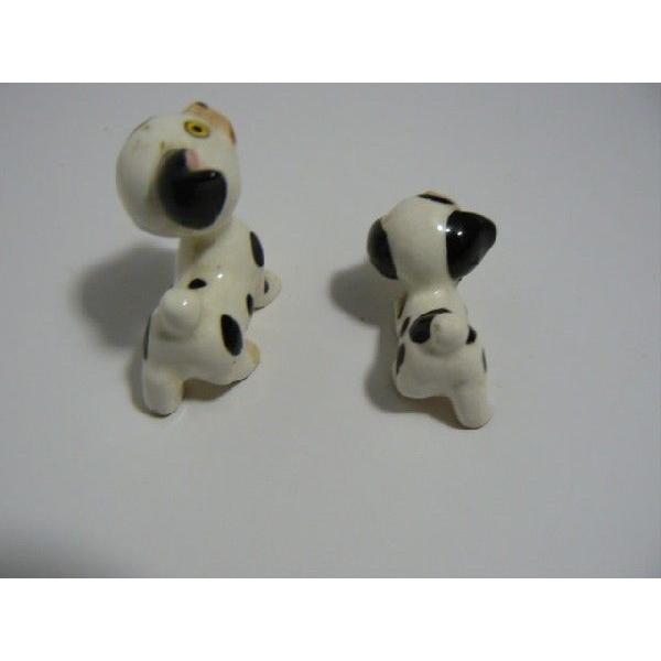 昭和レトロ　犬の陶器置物2個セット　中古 |  | 02