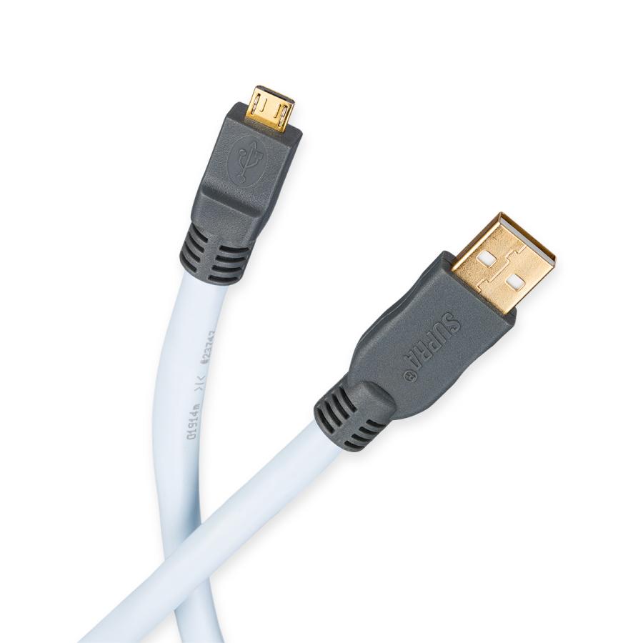 スープラケーブル USB2.0シリーズ USBタイプAーマイクロBケーブル 1.0