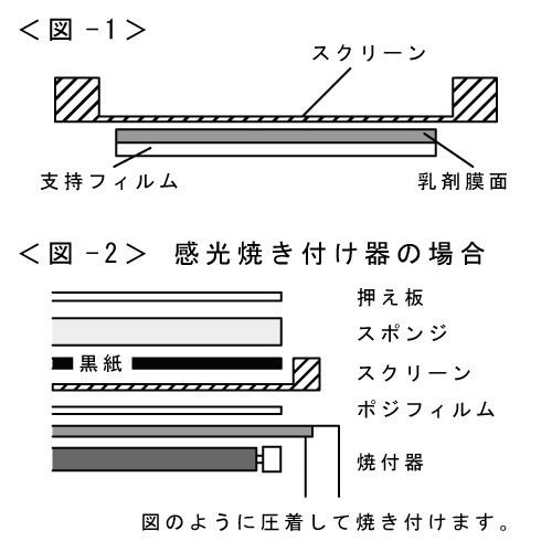 アイセロ貼りスクリーン 倍判 内寸 約170×240mm  感光スクリーン アイセロフィルム テトロン 150メッシュ｜27so｜05