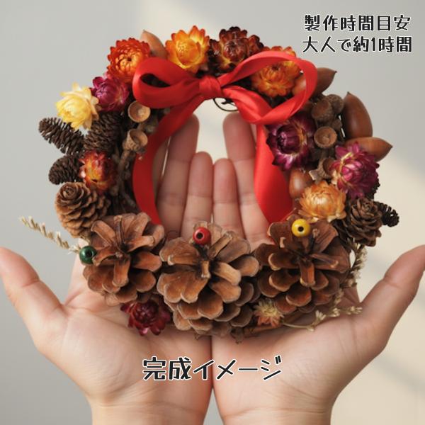 クリスマスリース手作り キット 子供 クリスマスリースキット 森の