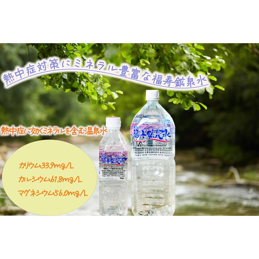 福地産業 水 シリカ水 霧島の福寿鉱泉水 2L×10本箱入 シリカ160mg/L