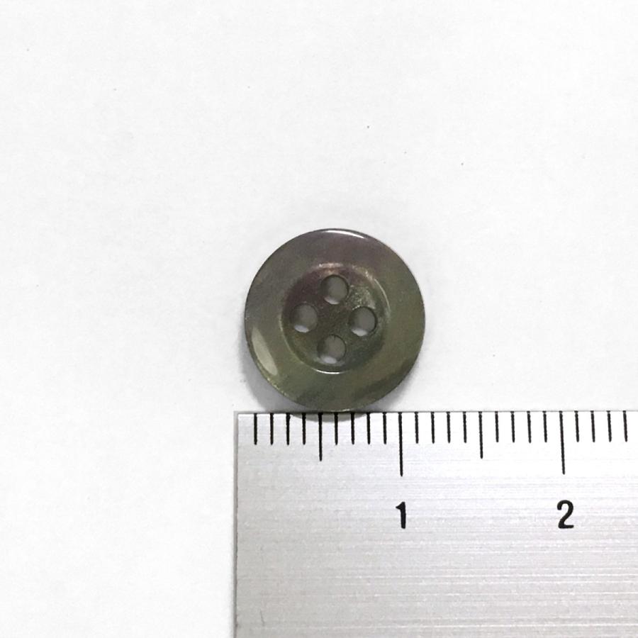 11.5mm（5個入り）：本貝のような光沢の表穴シャツボタン（4穴、縁あり）：LU-4101　※在庫無くなり次第販売終了｜296syugei｜03