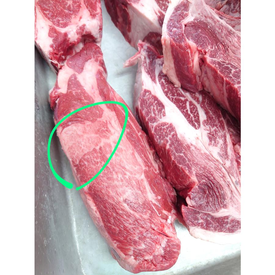 量り売り 北海道産交雑牛肩ロース ブロック約1kg〜3kg 3200円/kg