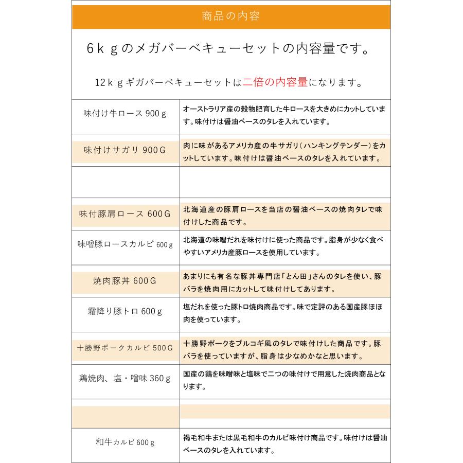 【送料無料】メガバーベキュー・BBQセット 15〜25人前　令和5年夏改良版｜2983｜04