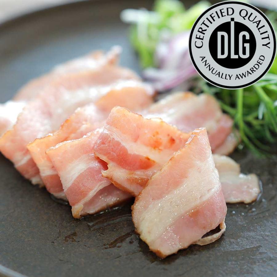 ベーコン 230g 常陸の輝き 筑波ハム 国産 茨城県 特産品 肉 厚切り 茨城県産豚 DLGコンテスト銀賞受賞 絶品 しっとり 桜の薪 炭火 燻香 | ブランド登録なし | 03