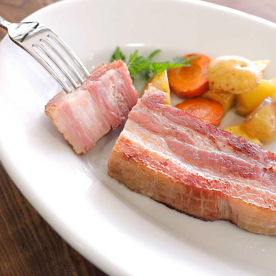 ベーコン 230g 常陸の輝き 筑波ハム 国産 茨城県 特産品 肉 厚切り 茨城県産豚 DLGコンテスト銀賞受賞 絶品 しっとり 桜の薪 炭火 燻香 | ブランド登録なし | 01
