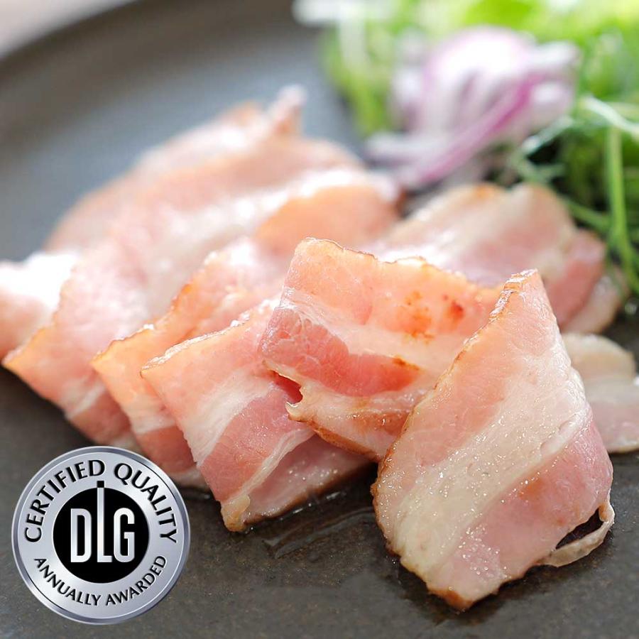 ベーコンスライス 120g 常陸の輝き 筑波ハム 国産 茨城県 特産品 肉 茨城県産豚 DLGコンテスト銀賞受賞 絶品 しっとり 桜の薪 炭火 燻香 | ブランド登録なし | 01
