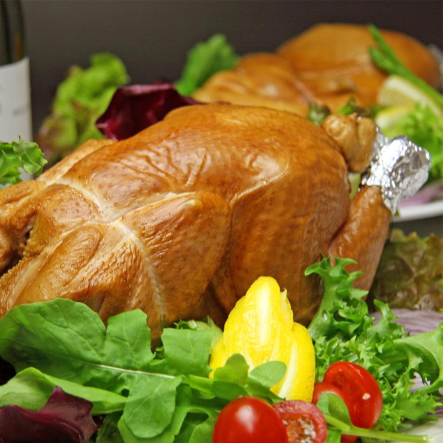 燻鶏一羽 1700g スモークチキン クリスマスチキン 骨付き鶏 丸鶏 筑波ハム 国産鶏 茨城県 特産品 | ブランド登録なし | 01