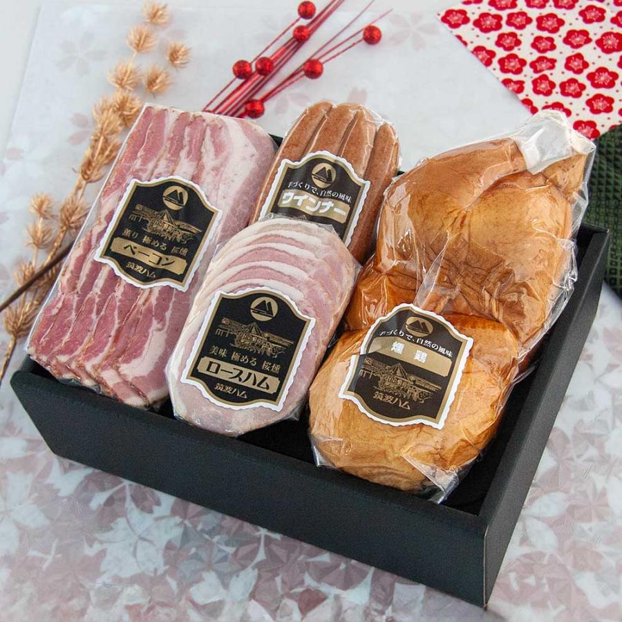 お歳暮ギフトセット しふく 筑波ハム 土日出荷可能 御礼 お祝 内祝 誕生日 高級ハム 茨城県 特産品 肉 2025 スモークチキン 冬ギフト DLG | ブランド登録なし | 01