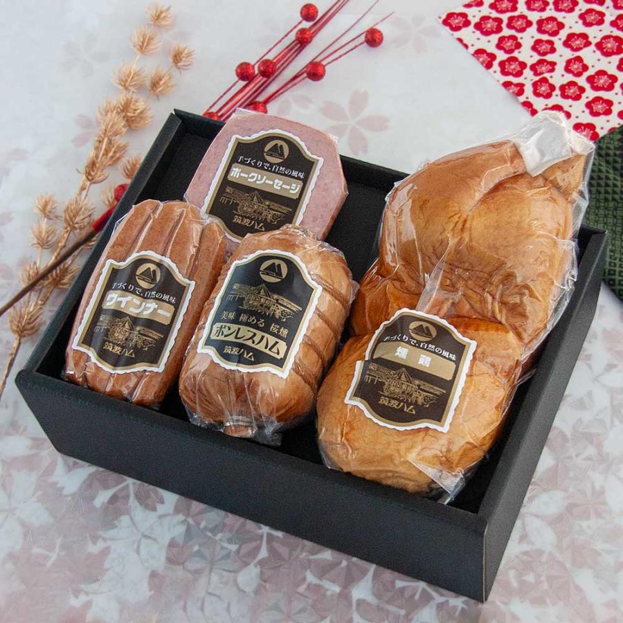 お歳暮ギフトセット ゆうが 筑波ハム 土日出荷可能 御礼 お祝 内祝 誕生日 高級ハム 茨城県 特産品 肉 2025 スモークチキン 冬ギフト | ブランド登録なし | 01