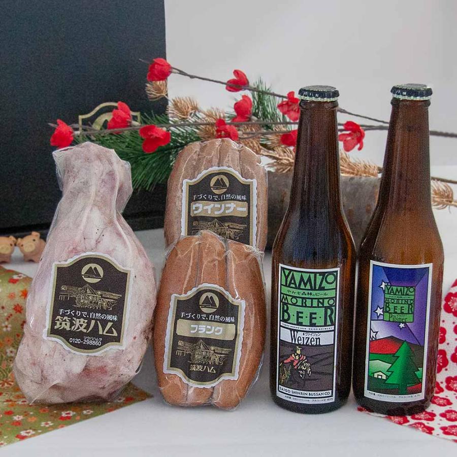 お歳暮 アイスバイン ＆ 大子ビール ギフト セット じゅうじつ 筑波ハム 大子ブルワリー 地ビール ソーセージ 茨城県 特産品 酒 贈り物 2025 | ブランド登録なし | 01