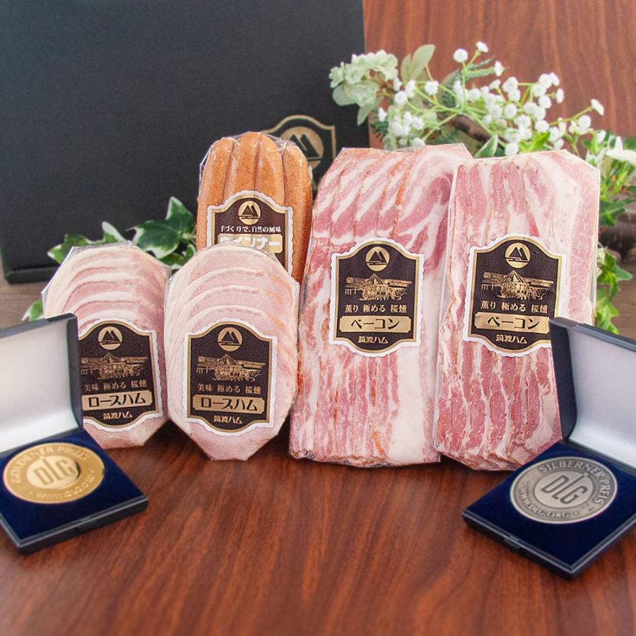 DLGコンテスト受賞商品ギフトセット-頂き- ロースハム ベーコン ウインナー DLG金賞銀賞受賞 高級ハム 御祝 御礼 内祝い お返し 感謝 贈り物 バレンタイン | ブランド登録なし | 02