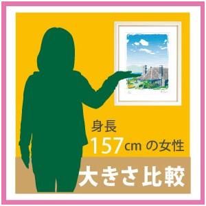 K009-春満開-ふじもと秀志/絵画 版画　ふるさと風景画　春風景アート　インテリアアート |  | 03