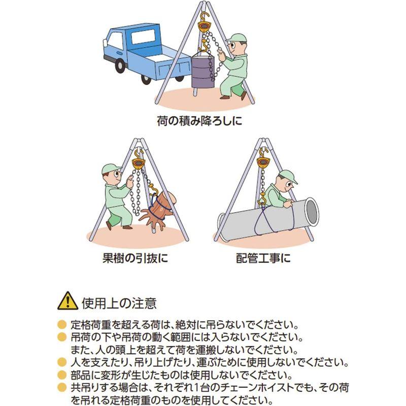 OH　チェーンホイスト　OCH-10　OCH-10　1t　1tの　OH　チェーンホイスト