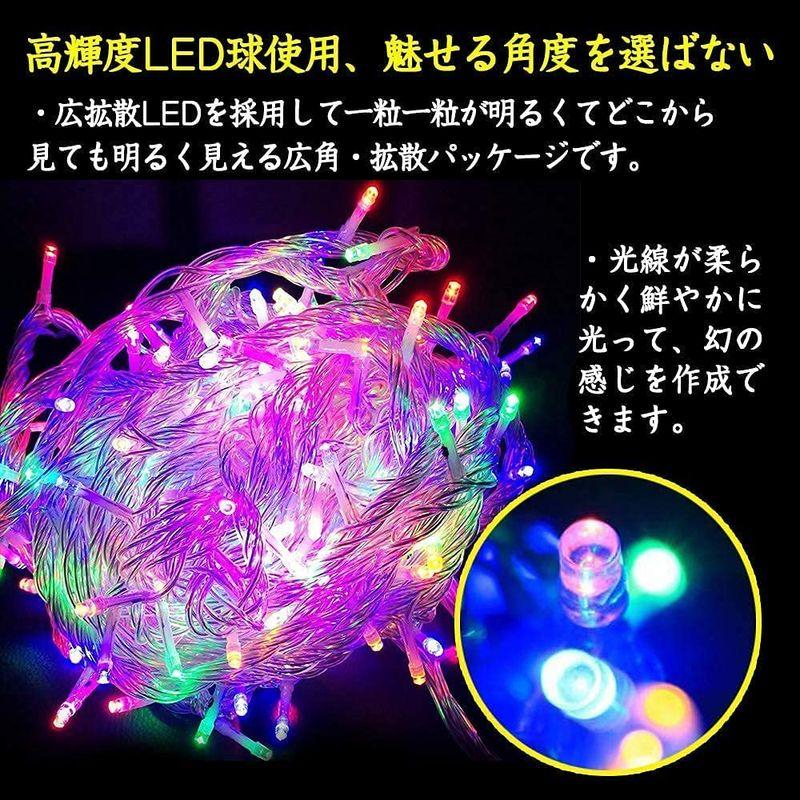 イルミネーション　2個セット　グッド・グッズ　1000球　60M　500球*2個　LED　複数連結可能　防水　illumination　クリ