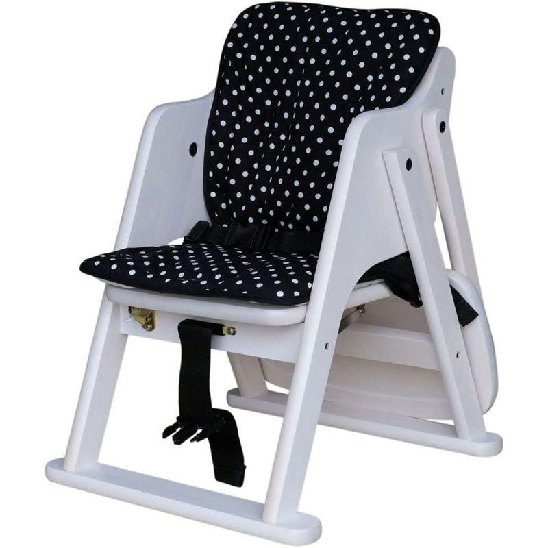 澤田木工所 ティンバーローチェアクッションセット アイボリーホワイト ブラックドット ティンバーローチェアクッションセット アイボリーホワイト ブラックドット 　澤田木工所