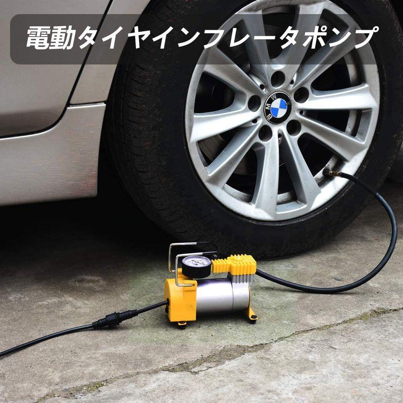 車用ジャッキ E-HEELP電動ジャッキ 3T 12V インパクトレンチとインフレータポンプを備えた車用ジャッキ SUV・普通自動車対応電動じゃっき 耐荷 - 4