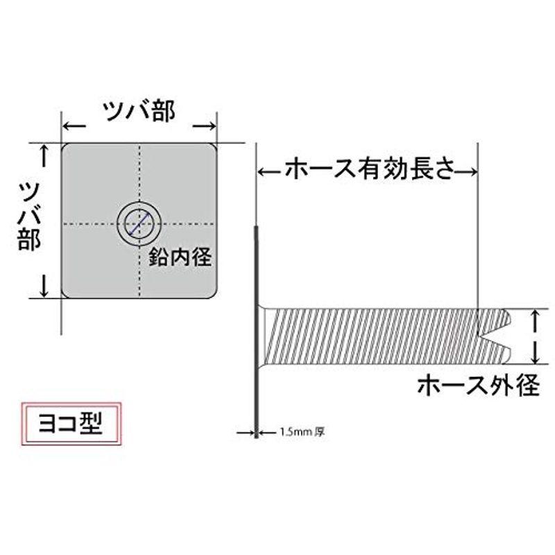 山装　ダモ角型鉛改修ドレンS　ヨコ50用　45.9のは建築材料です。　ヨコ50用　400MM　山装　400MM　45.9　ダモ角型鉛改修ドレンS　38.1　38.1