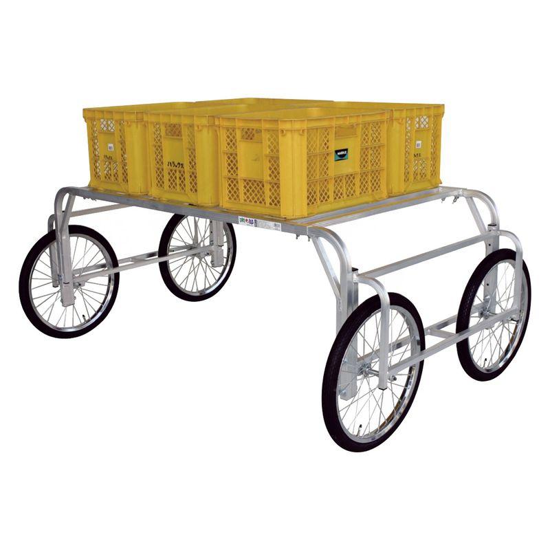 収穫台車キャリー アルミ製 収穫台車 ハラックス 楽太郎 RA-90 アウトドア用品