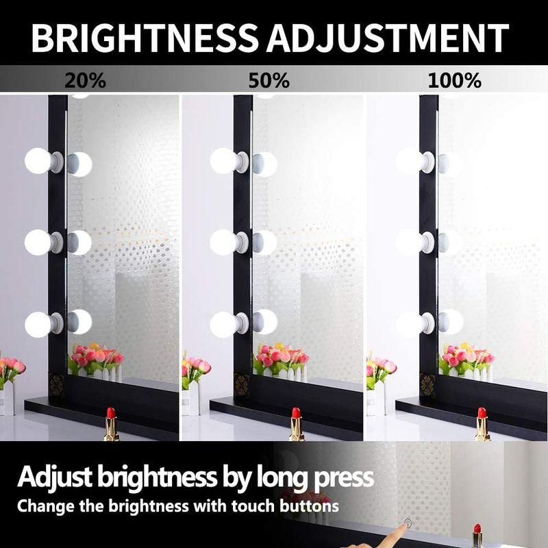 家電製品 Nitin 女優ミラー 大型化粧鏡 ハリウッドミラー USB充電ポート付き 12個LED電球付き 卓上ミラー 女優ライト 10倍 拡大鏡付き 女優ミラー 大型化粧鏡 ハリウッドミラー USB充電ポート付き 12個LED電球付き 卓上ミラー 女優ライト 10倍 拡大鏡付き 　Nitin