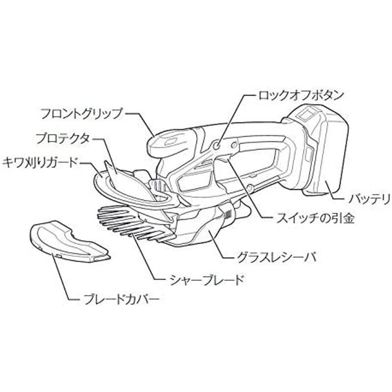 庭・ガーデン用品　マキタ　芝生バリカン　刈込幅160mm　バッテリ・充電器付　充電式14.4V　MUM602DRF