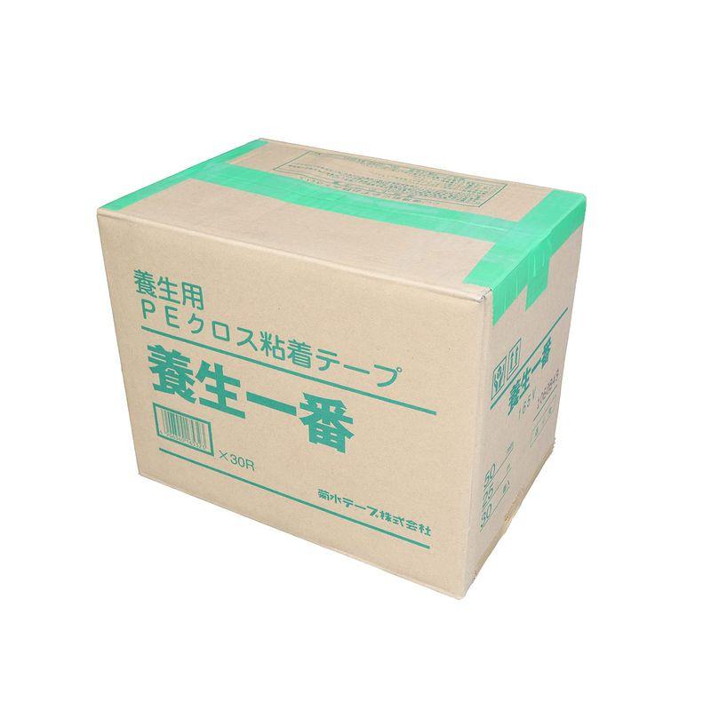 建築資材　養生テープ養生一番　165V　緑50mm巾x25m巻　30巻入(1ケース)