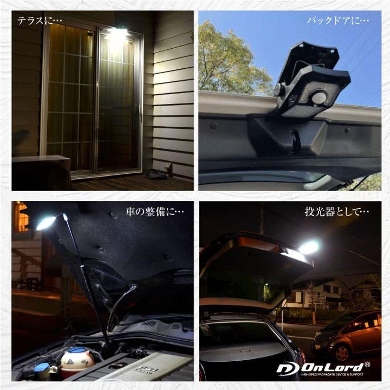 屋外防水　LED　日本語取の　人感センサー　クリップ式　クリッパ　LED　センサーライト　ソーラーライト　オンロード(OnLord)　屋外　防水　(3台セット)　日本語取