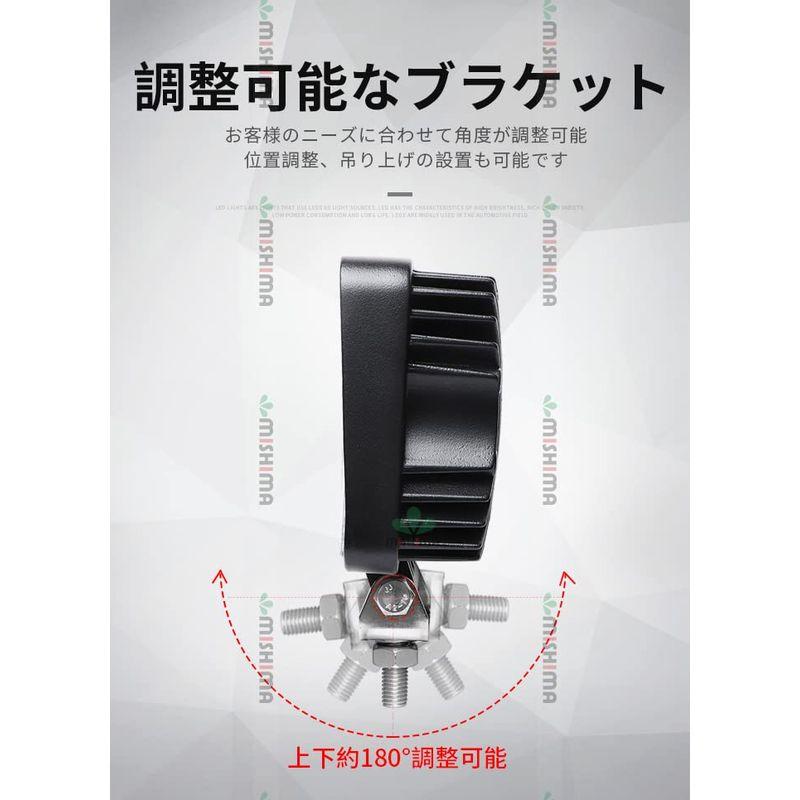 車両・車パーツ　20台　1ケース車　投光器　電球色　トラック　軽トラ　サーチライト　船舶　集魚灯　汎用　重機　防水　トラック補助灯　LEDライト　LED作業