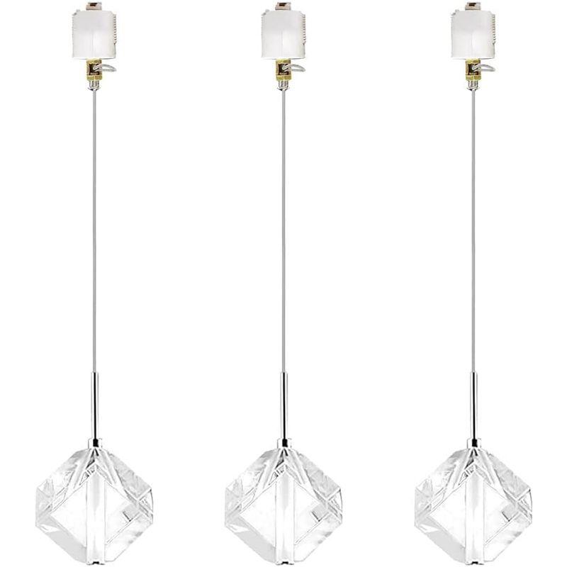 hofphd ペンダントライト クリスタル LED電球付き 電球色 照明器具 北欧 カフェ ナチュラル シンプル かわいい 飾りランプ 氷塊 2