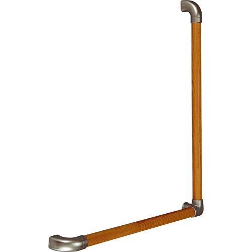 マツ六 手すり BAUHAUS 35セレクトL型ハンド BG-201MB Mブラウン+ブラウン φ35X700X600