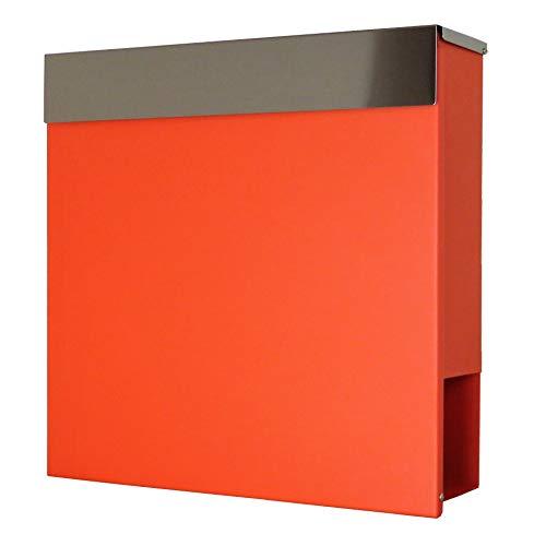 アイホーム (Ihome) 郵便ポスト pm33 pm332 オレンジ 本体: 奥行10.5cm 本体: 高さ36.5cm 本体: 幅37.5cm 高級キーホルダー1?
